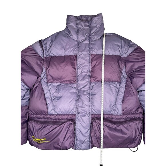 Inxx Streetwear M Purple Puffer Coat Jacket Cashmere Duck Down - Picture 14 of 14